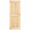 Puerta Corredera Con Herrajes Madera Maciza De Pino 85x210 Cm Vidaxl