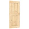 Puerta Corredera Con Herrajes Madera Maciza De Pino 90x210 Cm Vidaxl