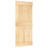 Puerta Corredera Con Herrajes Madera Maciza De Pino 90x210 Cm Vidaxl