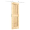 Puerta Corredera Con Herrajes Madera Maciza De Pino 70x210 Cm Vidaxl