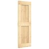 Puerta Corredera Con Herrajes Madera Maciza De Pino 70x210 Cm Vidaxl