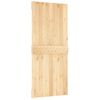 Puerta Corredera Con Herrajes Madera Maciza De Pino 90x210 Cm Vidaxl