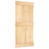 Puerta Corredera Con Herrajes Madera Maciza De Pino 95x210 Cm Vidaxl