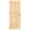 Puerta Corredera Con Herrajes Madera Maciza De Pino 85x210 Cm Vidaxl