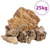 Piedras De Dragón Marrón 25 Kg 5-30 Cm Vidaxl