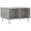 Mesa De Centro Madera Contrachapada Gris Hormigón 60x50x36,5 Cm Vidaxl