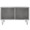 Mesa De Centro Madera Contrachapada Gris Hormigón 60x50x36,5 Cm Vidaxl