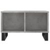 Mesa De Centro Madera Contrachapada Gris Hormigón 60x50x36,5 Cm Vidaxl