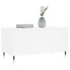 Mesa De Centro Madera Contrachapada Blanco 90x44,5x45 Cm Vidaxl