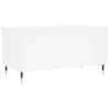 Mesa De Centro Madera Contrachapada Blanco 90x44,5x45 Cm Vidaxl