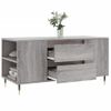 Mesa De Centro Madera De Ingeniería Gris Sonoma 102x44,5x50 Cm Vidaxl