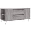 Mesa De Centro Madera De Ingeniería Gris Sonoma 102x44,5x50 Cm Vidaxl