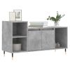 Mueble Para Tv Madera Contrachapada Gris Hormigón 100x35x55 Cm Vidaxl