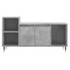 Mueble Para Tv Madera Contrachapada Gris Hormigón 100x35x55 Cm Vidaxl