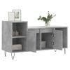 Mueble Para Tv Madera Contrachapada Gris Hormigón 100x35x55 Cm Vidaxl