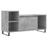 Mueble Para Tv Madera Contrachapada Gris Hormigón 100x35x55 Cm Vidaxl