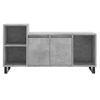 Mueble Para Tv Madera Contrachapada Gris Hormigón 100x35x55 Cm Vidaxl