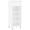 Mueble Zapatero Madera Contrachapada Blanco 40x36x105 Cm Vidaxl