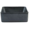 Lavabo Sobre Encimera Rectangular Cerámica Negro 46x35,5x13 Cm Vidaxl