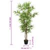 Árbol De Bambú Artificial Con 828 Hojas Verde 150 Cm Vidaxl