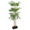 Árbol De Bambú Artificial Con 988 Hojas Verde 150 Cm Vidaxl