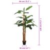 Árbol De Plátano Artificial 9 Hojas Verde 120 Cm Vidaxl