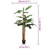 Árbol De Plátano Artificial 22 Hojas Verde 200 Cm Vidaxl