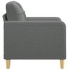 Sillón De Tela Gris Oscuro 60 Cm Vidaxl