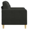 Sillón De Tela Negro 60 Cm Vidaxl