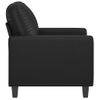 Sillón Cuero Sintético Negro 60 Cm Vidaxl