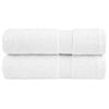 Toallas Baño 2 Uds 100% Algodón Blanco 100x150 Cm 600 Gsm Vidaxl