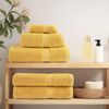 Toallas De Baño 10 Uds 100% Algodón Amarillo 100x150 Cm 600 Gsm Vidaxl