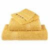 Toallas De Sauna 2 Uds 100% Algodón Amarillo 80x200 Cm 600 Gsm Vidaxl