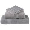 Toallas De Sauna 4 Uds 100% Algodón Gris 80x200 Cm 600 Gsm Vidaxl