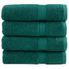 Toallas De Baño 4 Uds 100% Algodón Verde 100x150 Cm 600 Gsm Vidaxl