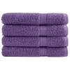 Toallas De Sauna 4 Uds 100% Algodón Morado 80x200 Cm 600 Gsm Vidaxl