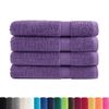 Toallas De Sauna 4 Uds 100% Algodón Morado 80x200 Cm 600 Gsm Vidaxl