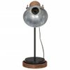 Lámpara De Escritorio Plateado Vintage 25 W E27 17x17x50 Cm Vidaxl