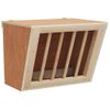 Comedero Heno Para Conejos Madera Maciza Abeto 25x18,5x20,5 Cm Vidaxl