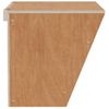 Comedero Heno Para Conejos Madera Maciza Abeto 25x18,5x20,5 Cm Vidaxl