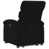 Sillón De Masaje Eléctrico Reclinable Elevable Tela Negro Vidaxl