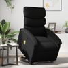 Sillón Reclinable De Masaje De Pie Cuero Artificial Negro Vidaxl