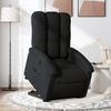 Sillón Eléctrico Reclinable Elevable De Tela Negro Vidaxl