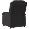 Sillón Reclinable De Masaje Elevable Tela Negro Vidaxl