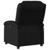 Sillón Reclinable Eléctrico De Cuero Sintético Negro Vidaxl