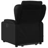 Sillón Reclinable De Masaje De Pie Cuero Artificial Negro Vidaxl