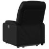 Sillón Reclinable De Masaje De Pie Cuero Artificial Negro Vidaxl