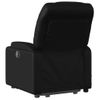 Sillón Reclinable De Masaje De Pie Cuero Artificial Negro Vidaxl