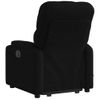 Sillón Reclinable De Masaje Elevable Tela Negro Vidaxl