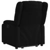 Sillón De Masaje Eléctrico Reclinable Elevable Tela Negro Vidaxl